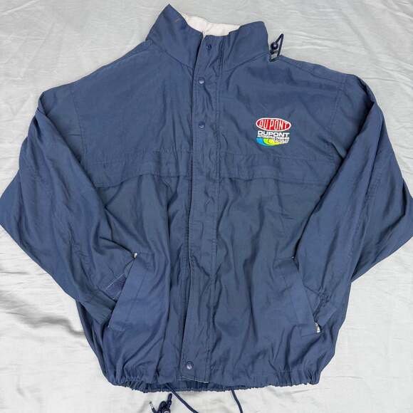 Vintage NASCAR Spotlight men’s Jacket 90s Jeff Gordon Windbreaker Dupont Large